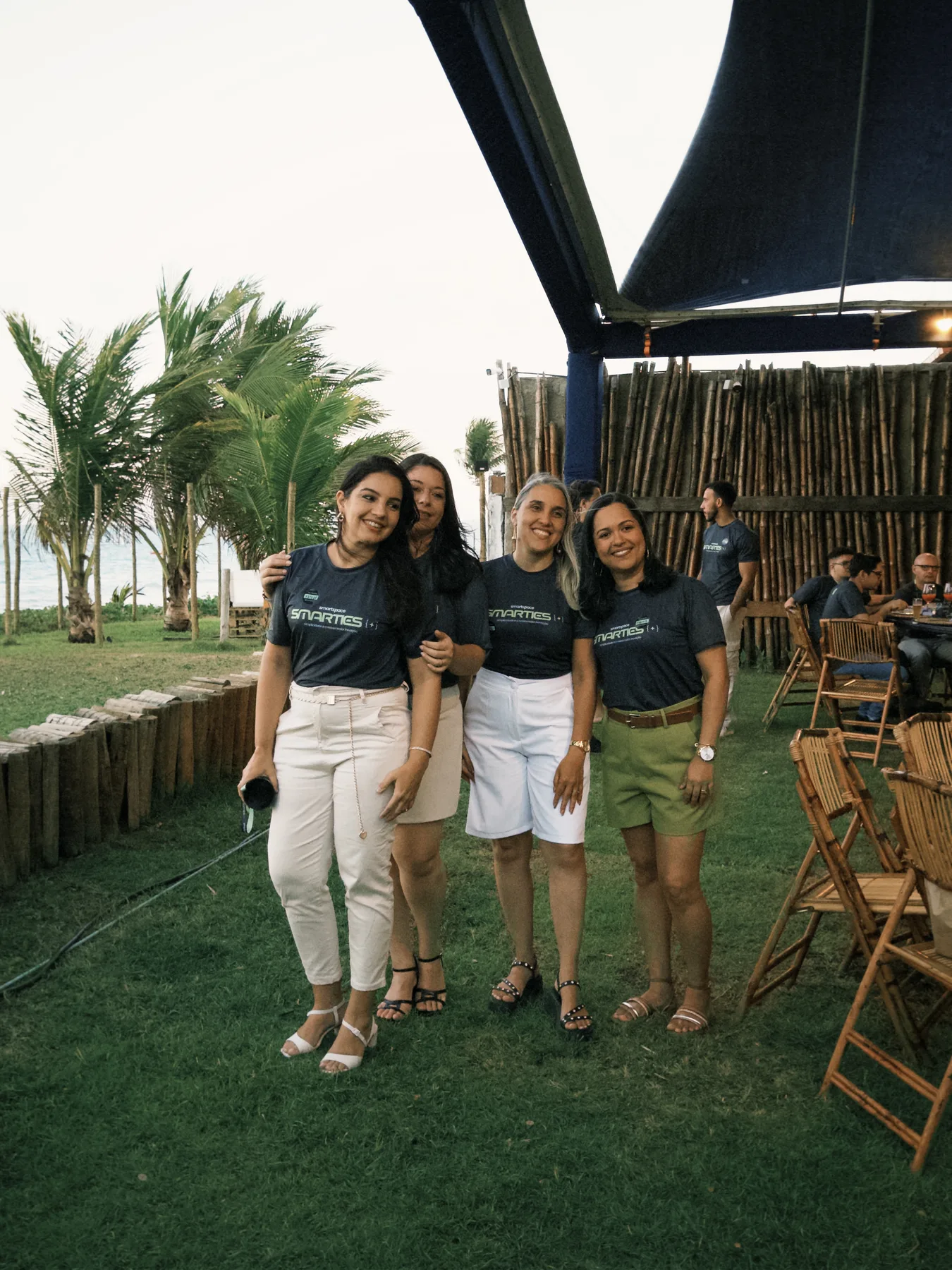 Equipe em evento corporativo no UNIQUE Beach